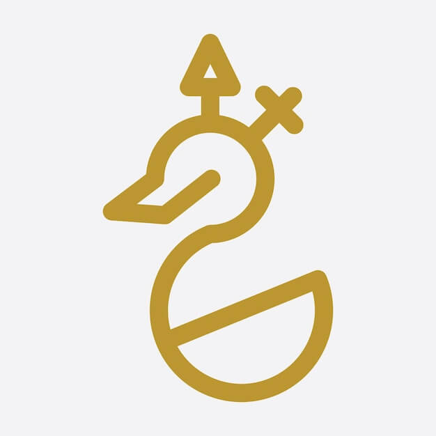 falda görülen ördek sembolleri