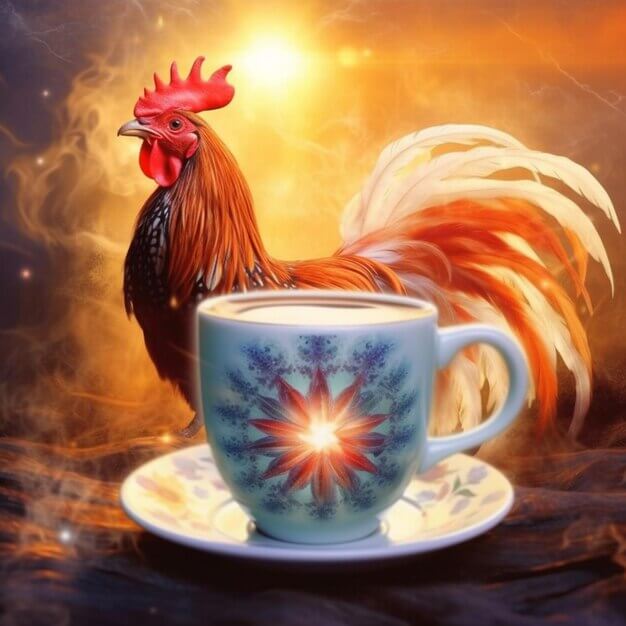 kahve falında horoz görmek ve anlamı